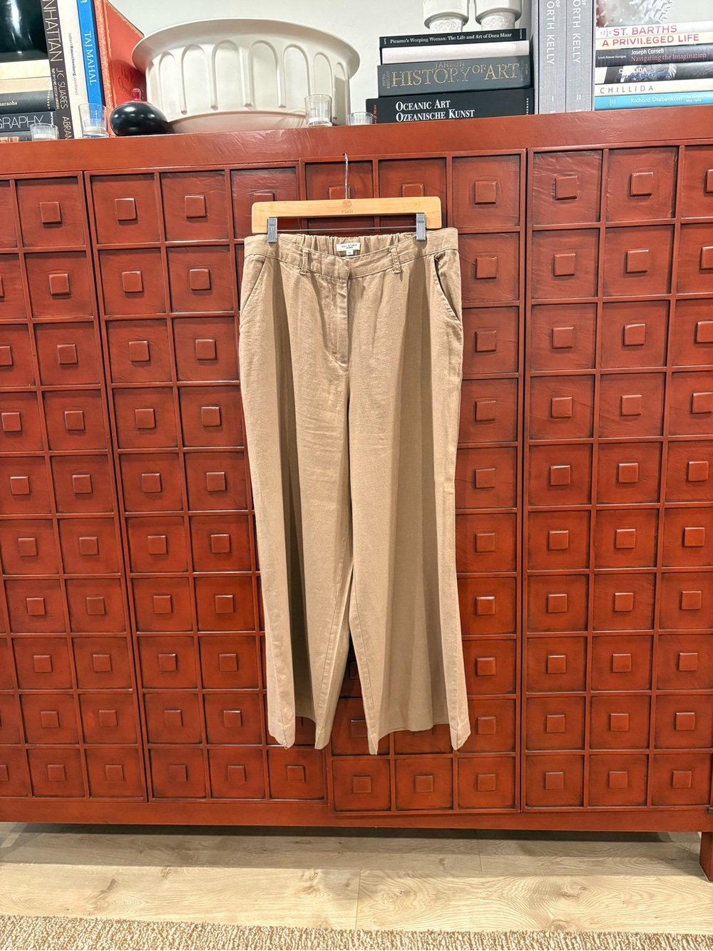 Max Studio Women’s Linen Wide Leg Pants